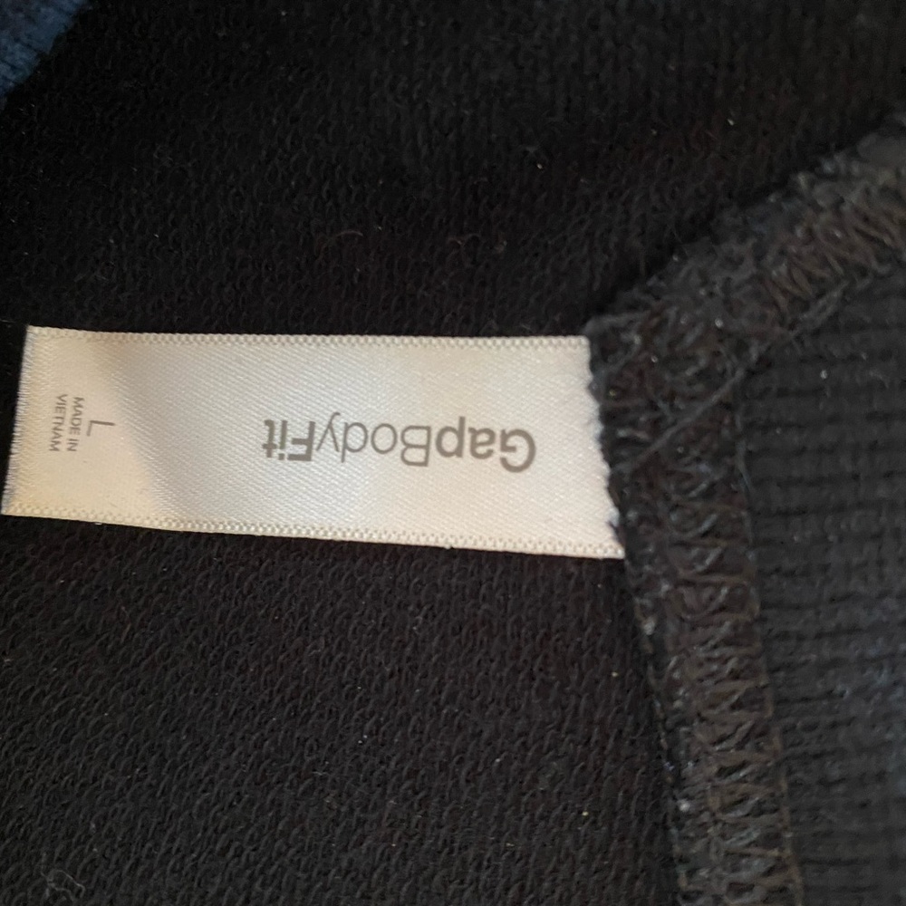 Gap Body Fit Black Tunic Pull String Sweatshirt S… - image 7